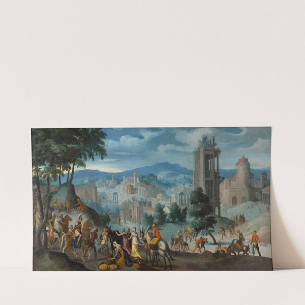 The Encounter of David and Abigail (1557) by Lambert Van Noort