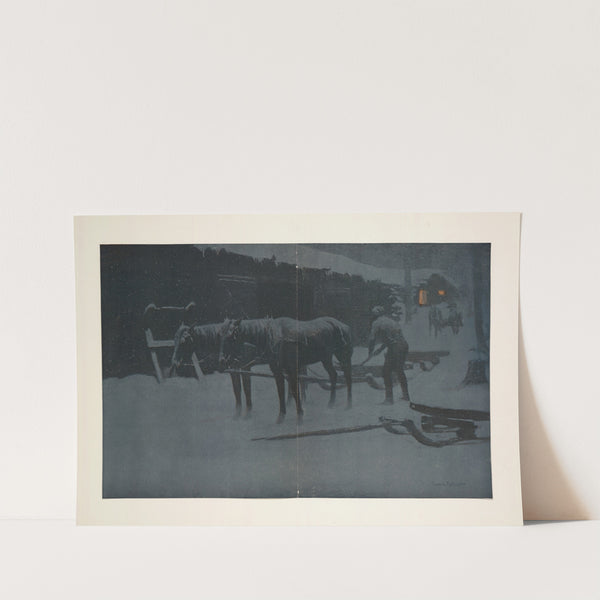 The End of the Day (1904) by Frederic Remington