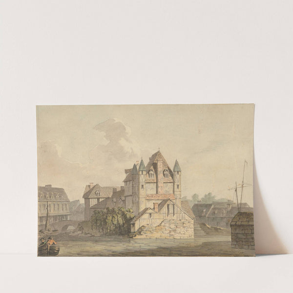 The End of the Ruin'd Bridge at Rouen by Samuel Davis