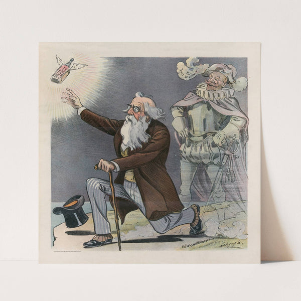 The survival of the fittest (1900) by Louis Dalrymple
