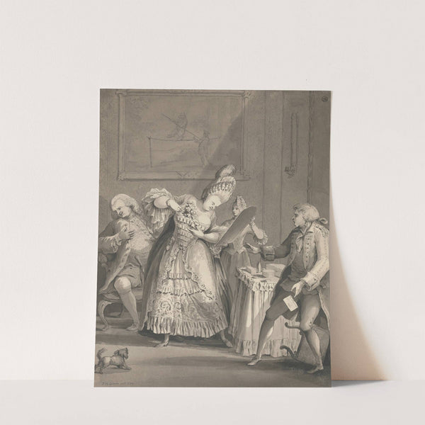 The English Lady at Paris by Samuel Hieronymus Grimm