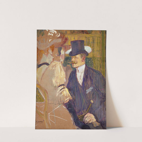 The Englishman (William Tom Warrener, 1861–1934) at the Moulin Rouge by Henri de Toulouse-Lautrec