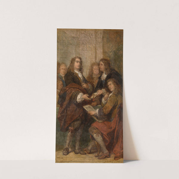 The Engraver Gerard Edelinck in Paris by Nicaise De Keyser