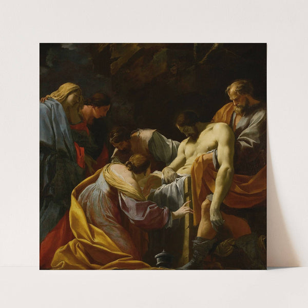 The Entombment by Simon Vouet