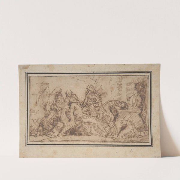 The Entombment by Nicolas Poussin