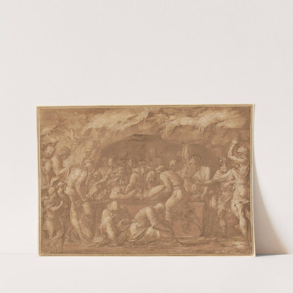 The Entombment (1550) by Luca Penni