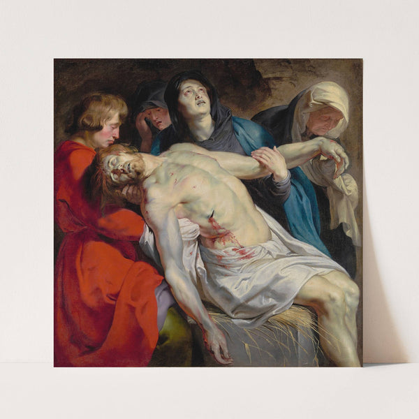 The Entombment by Follower of Peter Paul Rubens