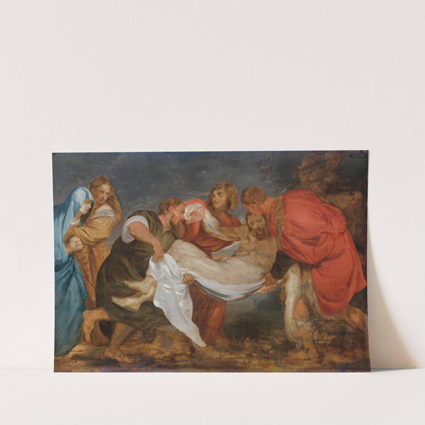The Entombment by Follower of Peter Paul Rubens
