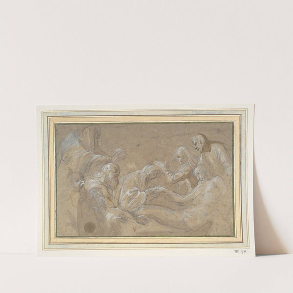 The Entombment of Christ by Style of Polidoro da Caravaggio