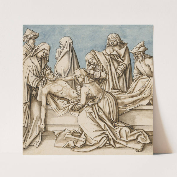 The Entombment of Christ by Circle Of Hans Holbein The Elder