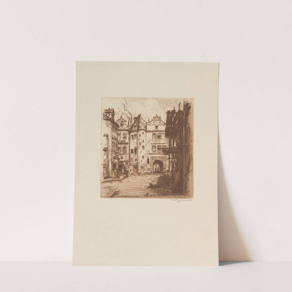 The entrance into the Týn Court by Tavík František Šimon