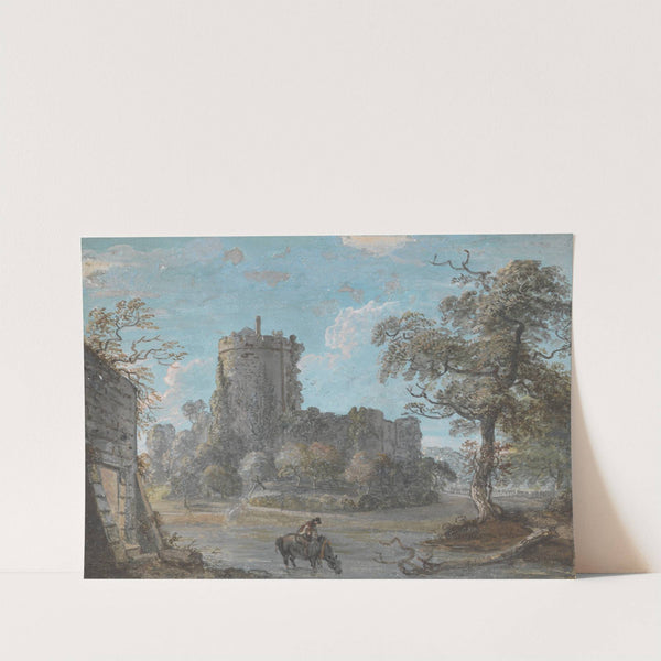 The Entrance to Chepstow Castle by Paul Sandby