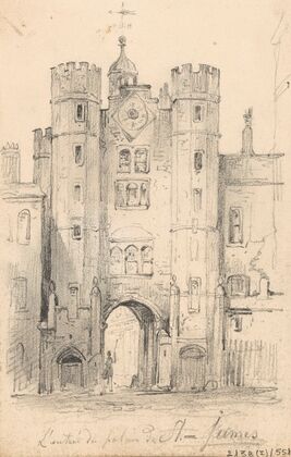The Entrance to Saint James’s Palace in London