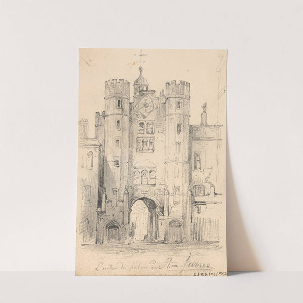 The Entrance to Saint James's Palace in London by Nicaise De Keyser