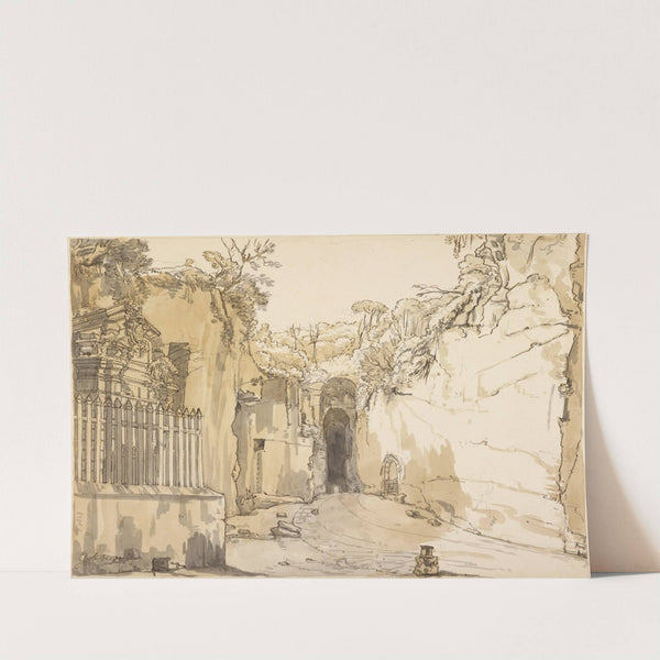 The Entrance to the Grotto at Posillipo (1750) by Claude-Joseph Vernet