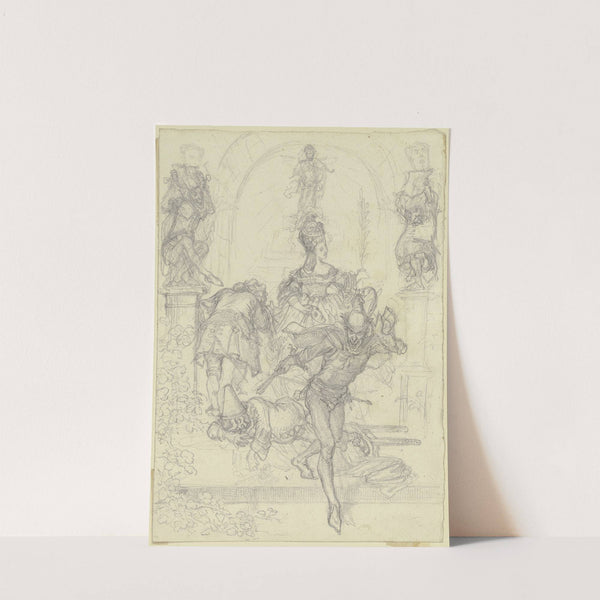 The entrance to the masquerade by Ferdinand Fellner