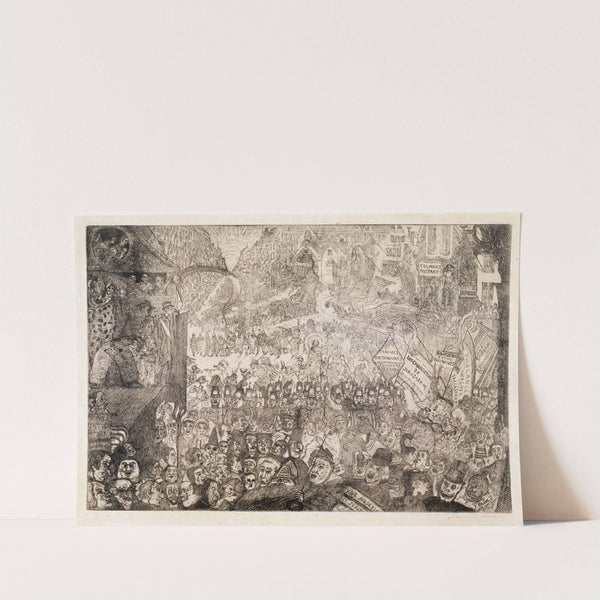 The Entry of Christ into Brussels by James Ensor