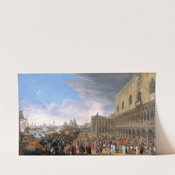 The Entry of the French Ambassador into Venice in 1706 (1706 - 1708) by Luca Carlevarijs