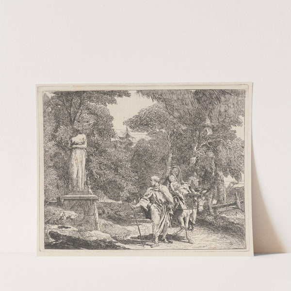 The Episode of the Falling Idol (1750–1753) by Giovanni Domenico Tiepolo