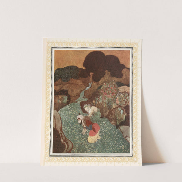 The Episode of the Old Man of the Sea (1914) by Edmund Dulac