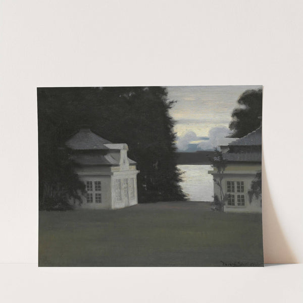 The Eremitage Pavilions In The Royal Gardens At Fredensborg by Harald Slott-Møller