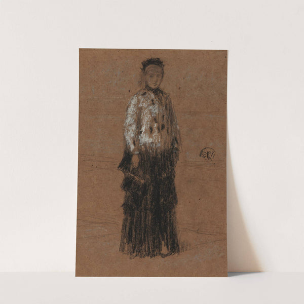 The Ermine Coat (1870-1873) by James Abbott McNeill Whistler