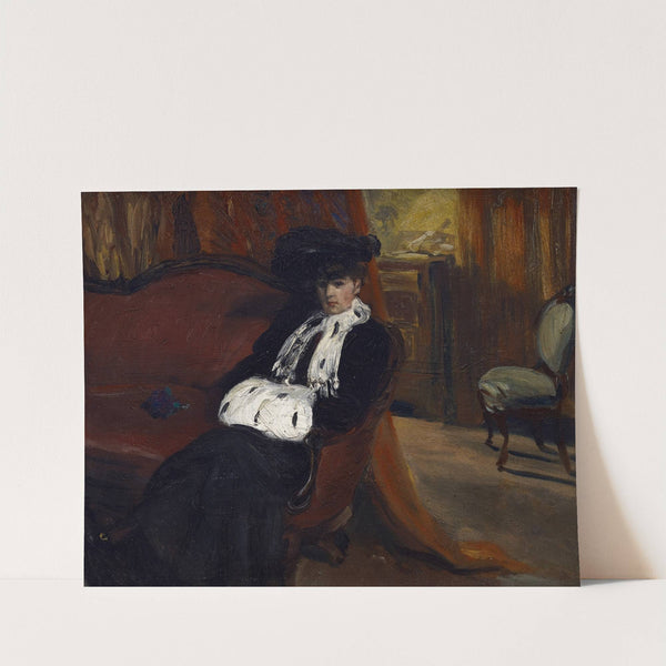 The Ermine Muff by William James Glackens