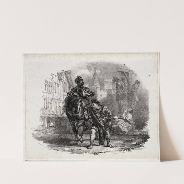 The Escape from Argyle Castle (1826) by Richard Parkes Bonington