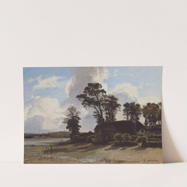 The Estuary Farm (1830-35) by Jules Dupré