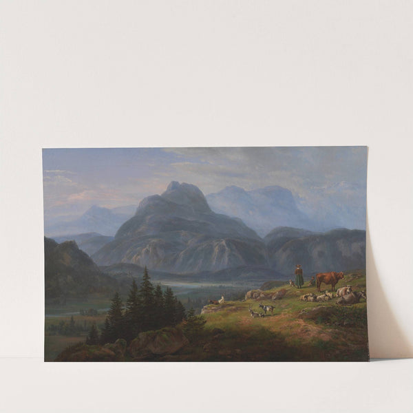 The Etsch Valley near Roveredo (1824) by Johan Christian Dahl