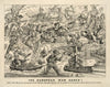 The European War Dance! Great Turko Muscovite Jig, executed by the Cossacks and Bashi-Bazouks for the protection of christianity and the advance of civilization (1877)