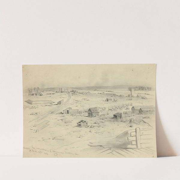 The evacuation of Manassas Junction, Va. (1862) by Edwin Forbes