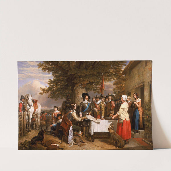 The Eve of the Battle of Edge Hill, 1642 by Charles Landseer