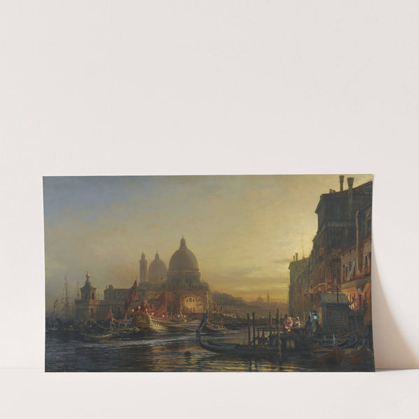 The Eve Of The Celebration, Santa Maria Della Salute, Venice (1867) by Alexey Petrovich Bogolyubov