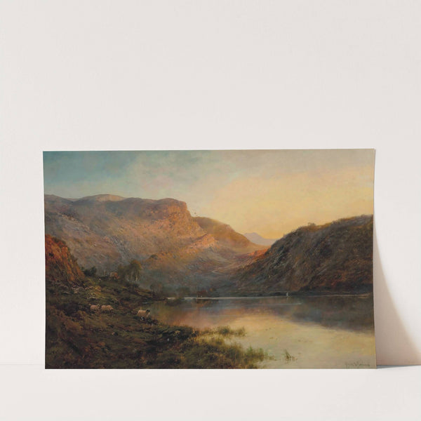 The Evening Glow, Vale Of Eagle, Loch Lomond by Alfred de Bréanski