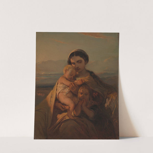 The Evening (le soir) by Louis Gallait