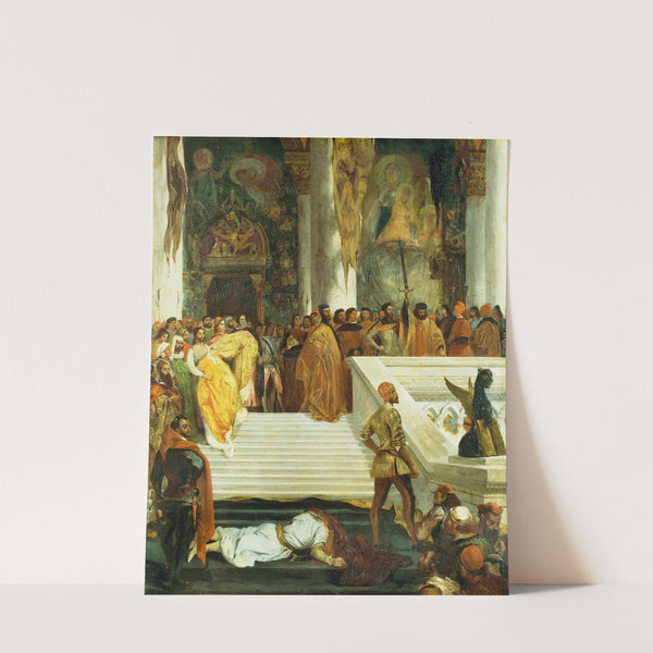 The Execution of the Doge Marino Faliero (1825 - 1826) by Eugène Delacroix