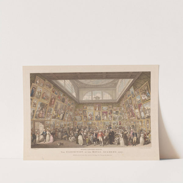 The Exhibition of the Royal Academy, 1787 (1787) by Johann Heinrich Ramberg