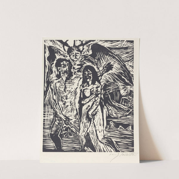 The Expulsion from Paradise (Austreibung aus dem Paradies) (1919) by Lovis Corinth