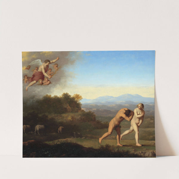 The Expulsion from Paradise (after 1646) by Cornelis Van Poelenburch