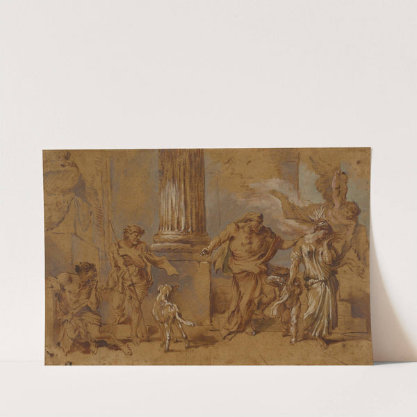 The Expulsion of Hagar by Giovanni Benedetto Castiglione