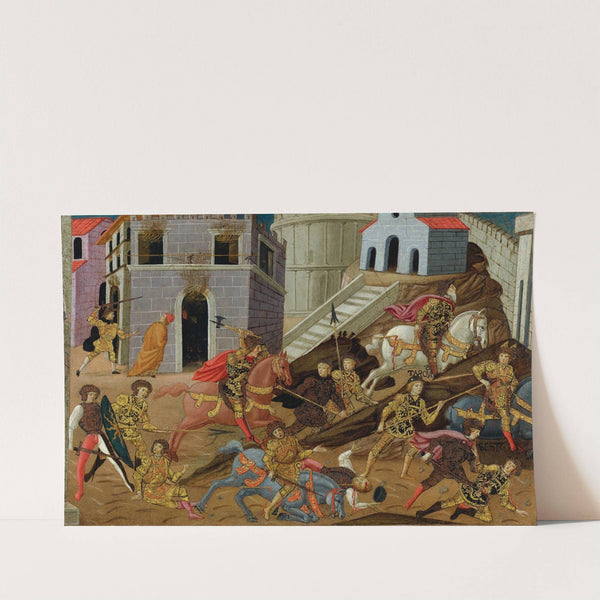 The Expulsion Of King Tarquinius, Superbus And His Son Sextus From Rome by The Master Of Marradi