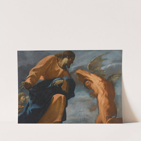 The Expulsion Of Lucifer (17th Century) by Emilian School