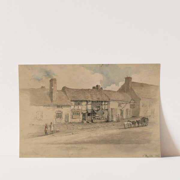 The exterior of the house in which Shakespeare was born (1834) by Phoebe Dighton