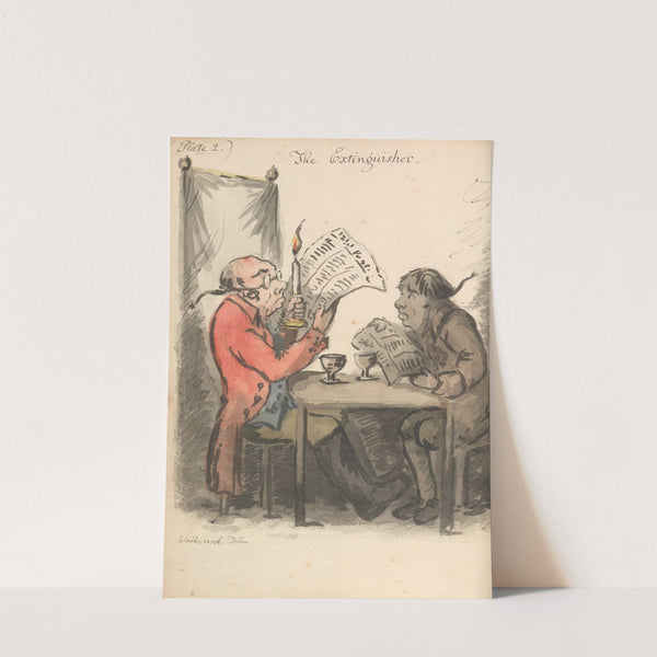 The Extinguisher (1808) by George Moutard Woodward
