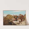 The Fable of the Miller, His Son, and the Donkey No. 7 (ca. 1867–68) by Elihu Vedder