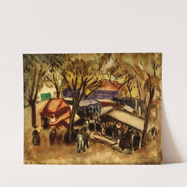 The fair by the sea by Frances Hodgkins