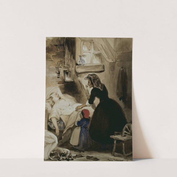 The Fair Sleeper by Antoine Johannot