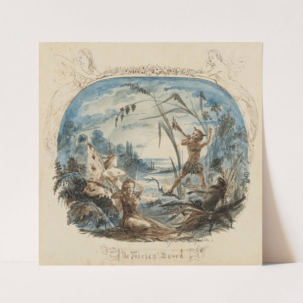 The fairies’ dawn. (1854) by Alfred Thompson