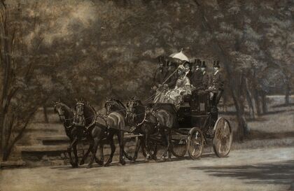 The Fairman Rogers Four-In-Hand (A May Morning in the Park) (1899)